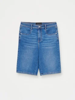 Shorts>MOHITO Jeansshorts Blau