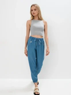 Am Häufigsten Ausgewählt|Hosen>MOHITO Joggerhosen Blau