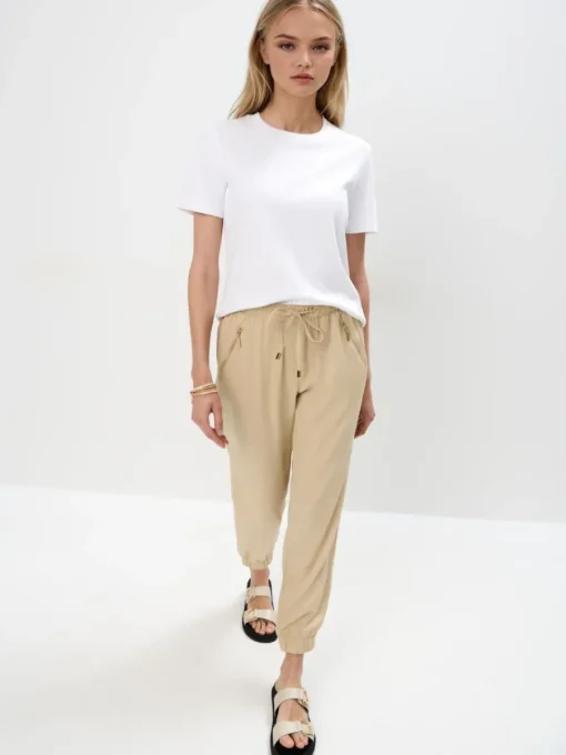 Hosen>MOHITO Joggerhosen Beige