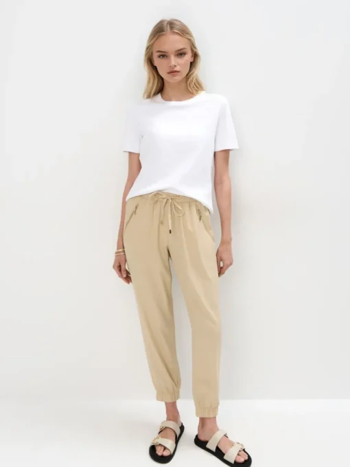 Hosen>MOHITO Joggerhosen Beige