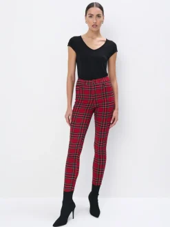 Hosen>MOHITO Karierte Hose Rot