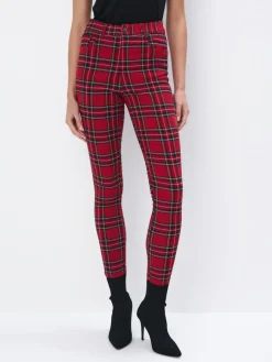 Hosen>MOHITO Karierte Hose Rot