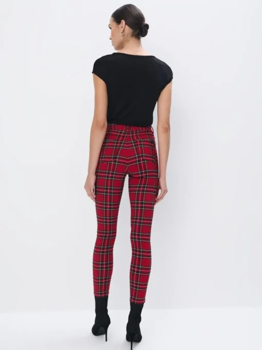 Hosen>MOHITO Karierte Hose Rot