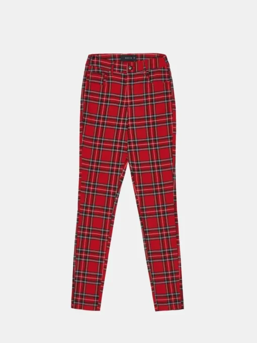 Hosen>MOHITO Karierte Hose Rot