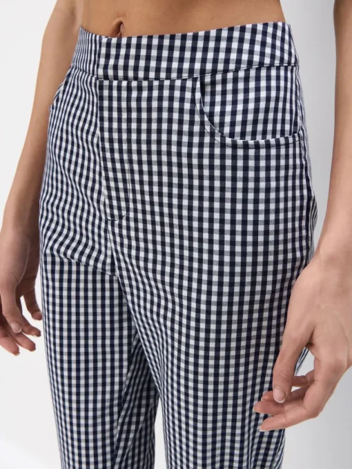 Hosen>MOHITO Karierte Hose Navy