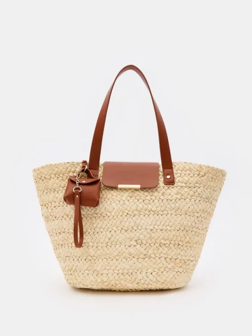 Entdecke Alles|Handtaschen, Rucksäcke>MOHITO Korbtasche Beige