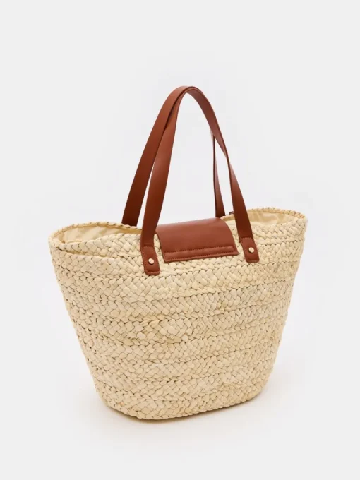 Entdecke Alles|Handtaschen, Rucksäcke>MOHITO Korbtasche Beige