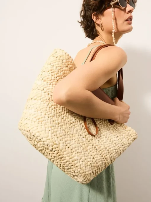 Entdecke Alles|Handtaschen, Rucksäcke>MOHITO Korbtasche Beige
