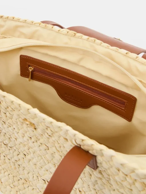 Entdecke Alles|Handtaschen, Rucksäcke>MOHITO Korbtasche Beige