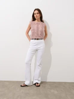 Blusen, Hemden>MOHITO Kurze Bluse Pastellrosa