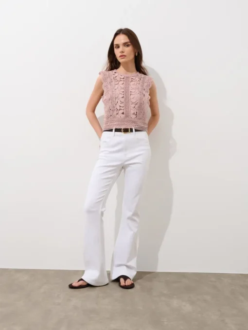 Blusen, Hemden>MOHITO Kurze Bluse Pastellrosa