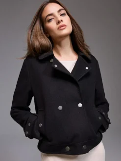 Jacken, Mäntel></noscript>MOHITO Kurze Jacke Schwarz