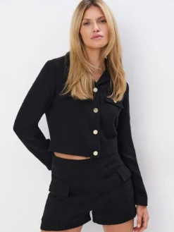 Jacken, Mäntel>MOHITO Kurze Jacke Schwarz