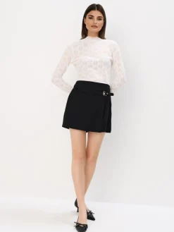 Shorts>MOHITO Kurzer Hosenrock Schwarz