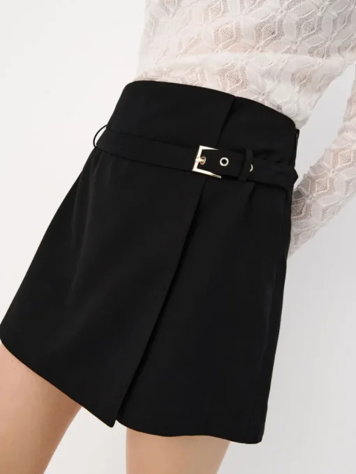 Shorts>MOHITO Kurzer Hosenrock Schwarz
