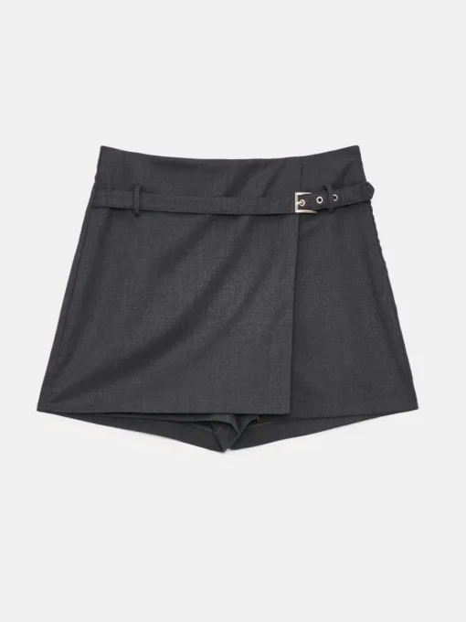 Shorts>MOHITO Kurzer Hosenrock Grau