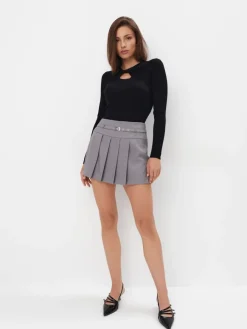 Shorts>MOHITO Kurzer Hosenrock Grau