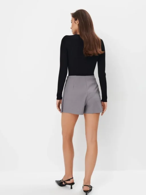 Shorts>MOHITO Kurzer Hosenrock Grau