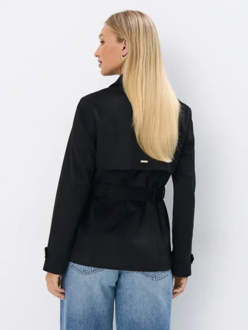 Jacken, Mäntel>MOHITO Kurzer Trenchcoat Schwarz