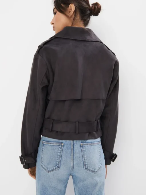 Jacken, Mäntel>MOHITO Kurzer Trenchcoat Grau
