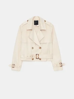 Jacken, Mäntel>MOHITO Kurzer Trenchcoat Nude