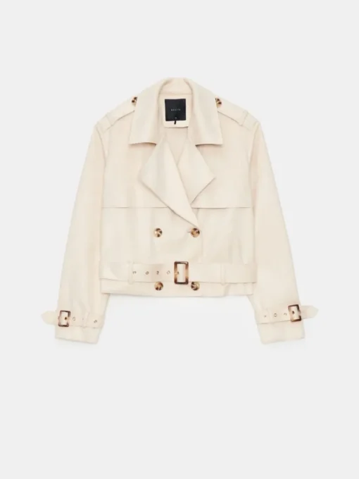 Jacken, Mäntel>MOHITO Kurzer Trenchcoat Nude