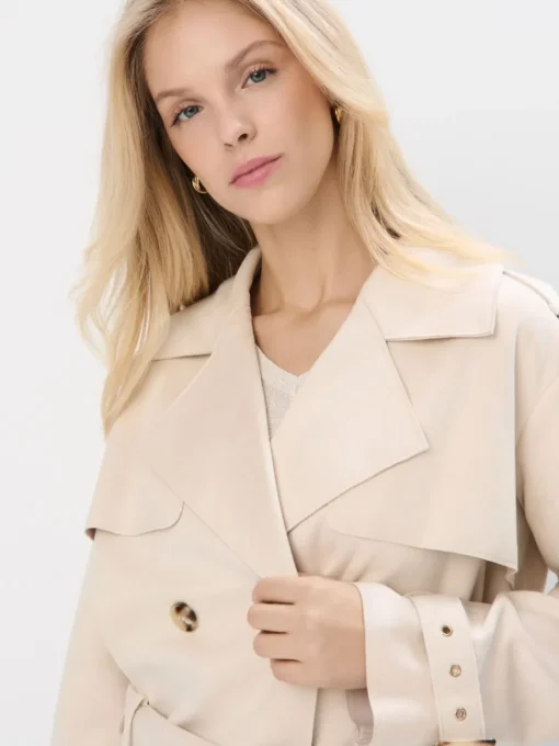 Jacken, Mäntel>MOHITO Kurzer Trenchcoat Nude