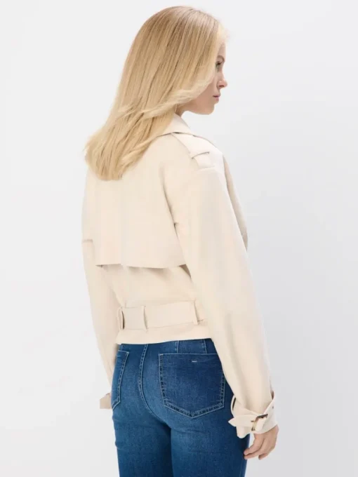 Jacken, Mäntel>MOHITO Kurzer Trenchcoat Nude