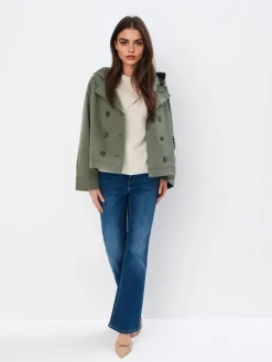 Jacken, Mäntel></noscript>MOHITO Kurzer Trenchcoat Khaki