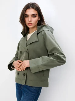 Jacken, Mäntel></noscript>MOHITO Kurzer Trenchcoat Khaki