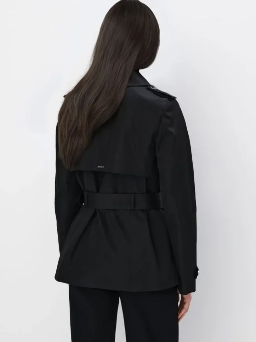 Jacken, Mäntel>MOHITO Kurzer Trenchcoat Schwarz