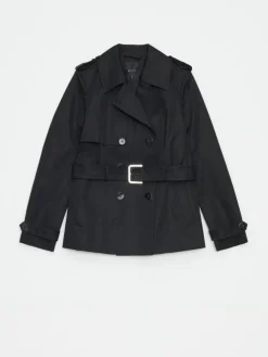 Jacken, Mäntel></noscript>MOHITO Kurzer Trenchcoat Schwarz