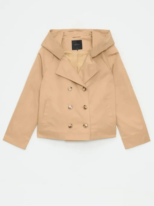 Jacken, Mäntel>MOHITO Kurzer Trenchcoat Beige