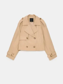 Jacken, Mäntel></noscript>MOHITO Kurzer Trenchcoat Beige