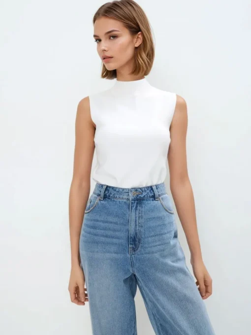 T-shirts, Tops|Blusen, Hemden>MOHITO LADIES` BLOUSE Creme