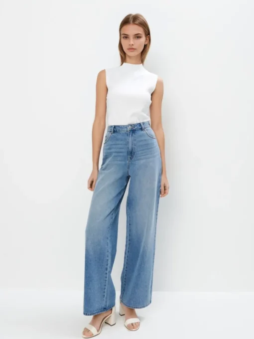 T-shirts, Tops|Blusen, Hemden>MOHITO LADIES` BLOUSE Creme