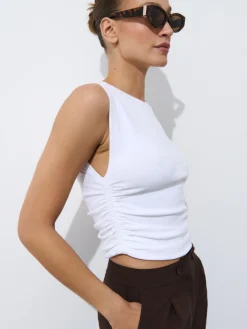 T-shirts, Tops>MOHITO LADIES` T-SHIRT Weiu00df