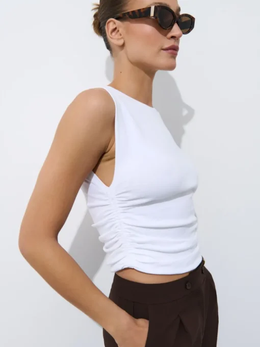T-shirts, Tops>MOHITO LADIES` T-SHIRT Weiu00df
