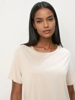 T-shirts, Tops></noscript>MOHITO LADIES` T-SHIRT Nude