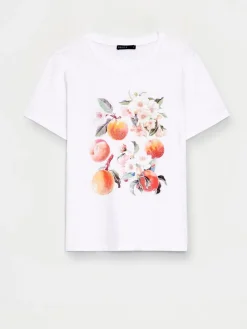 T-shirts, Tops>MOHITO LADIES` T-SHIRT Weiu00df