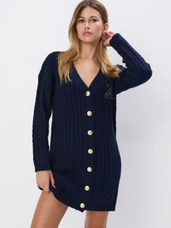 Pullover>MOHITO Langer Cardigan Navy