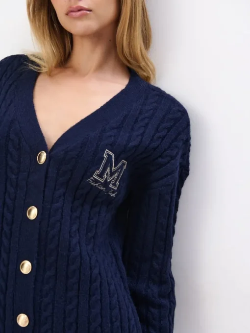 Pullover>MOHITO Langer Cardigan Navy