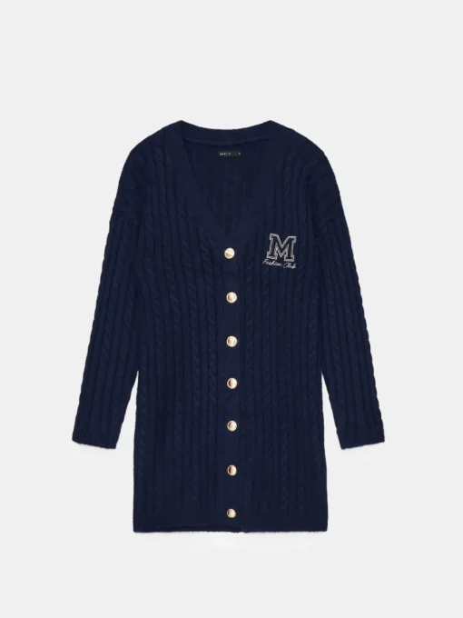 Pullover>MOHITO Langer Cardigan Navy