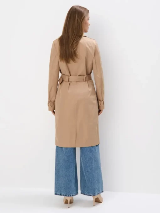 Jacken, Mäntel>MOHITO Langer zweireihiger Trenchcoat Beige