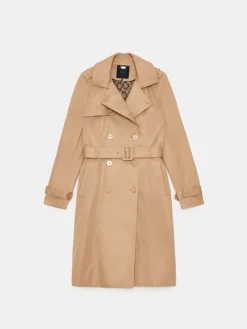 Jacken, Mäntel></noscript>MOHITO Langer zweireihiger Trenchcoat Beige