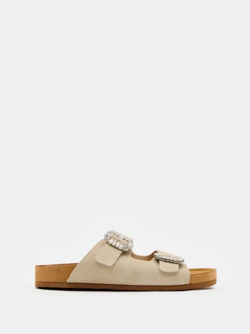 Premium|Entdecke Alles>MOHITO Lederpantoletten Beige