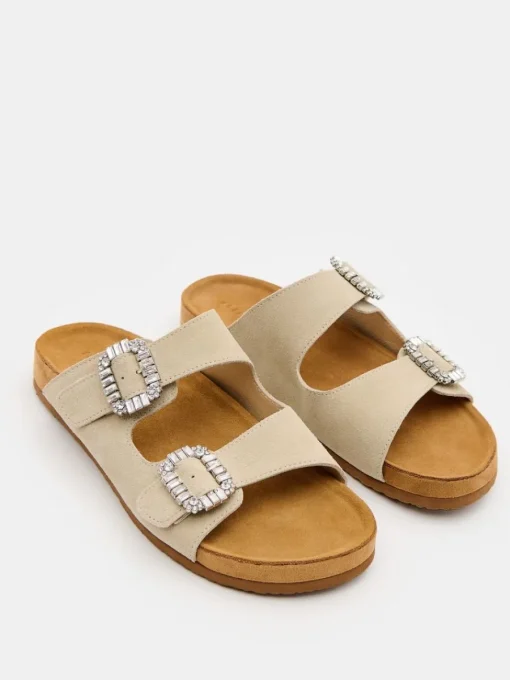 Premium|Entdecke Alles>MOHITO Lederpantoletten Beige