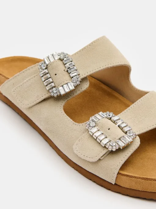 Premium|Entdecke Alles>MOHITO Lederpantoletten Beige