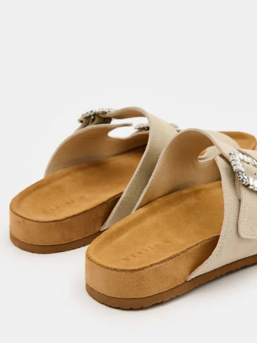 Premium|Entdecke Alles>MOHITO Lederpantoletten Beige