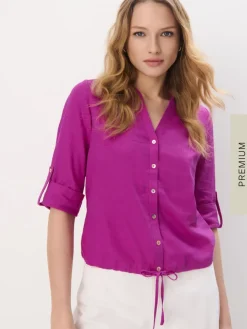 Premium Selection|Leinen>MOHITO Linen blend blouse Lila